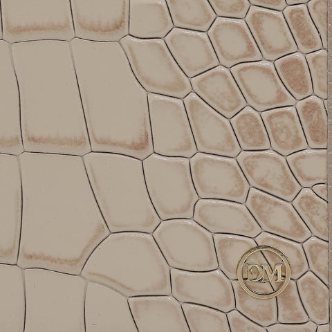 Croco Leather Ladies Wallet - Frost