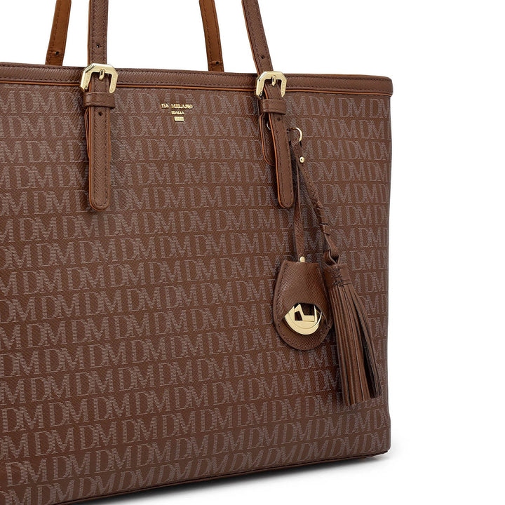 Medium Monogram Leather Tote - Date