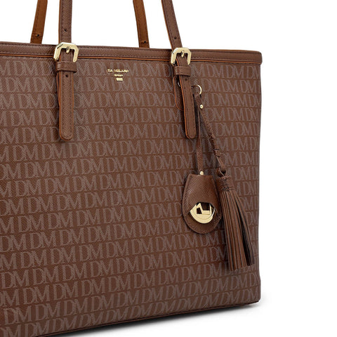 Medium Monogram Leather Tote - Date