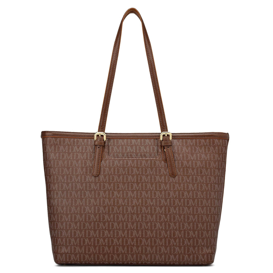 Medium Monogram Leather Tote - Date