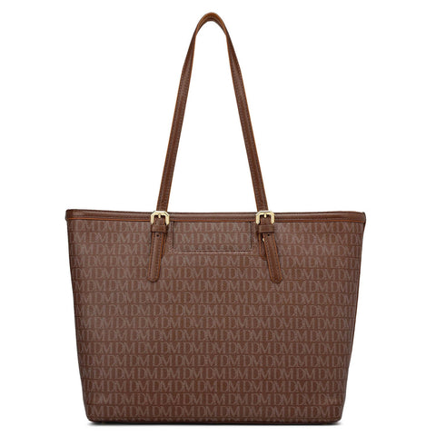 Medium Monogram Leather Tote - Date