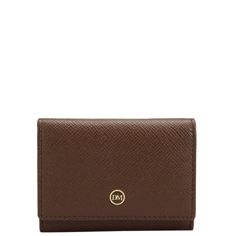 4 Slots Leather Card Case - Date