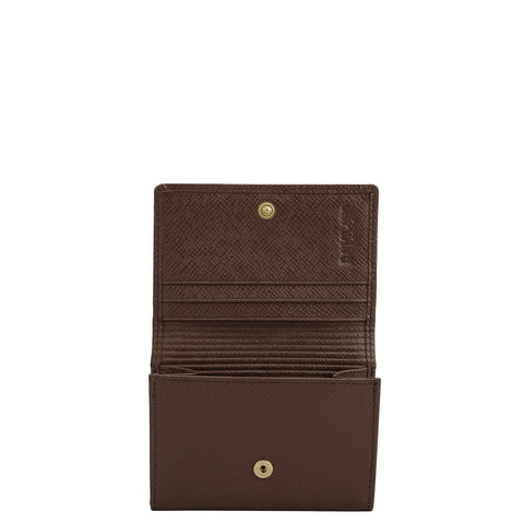 4 Slots Leather Card Case - Date