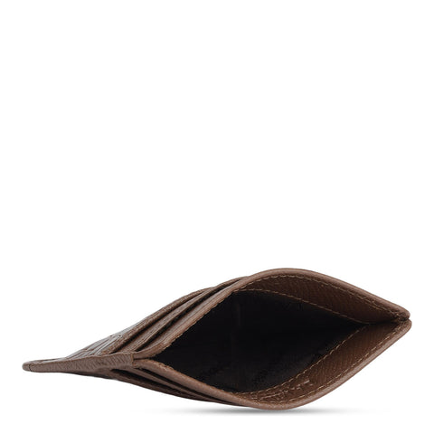 5 Slots Leather Card Case - Date