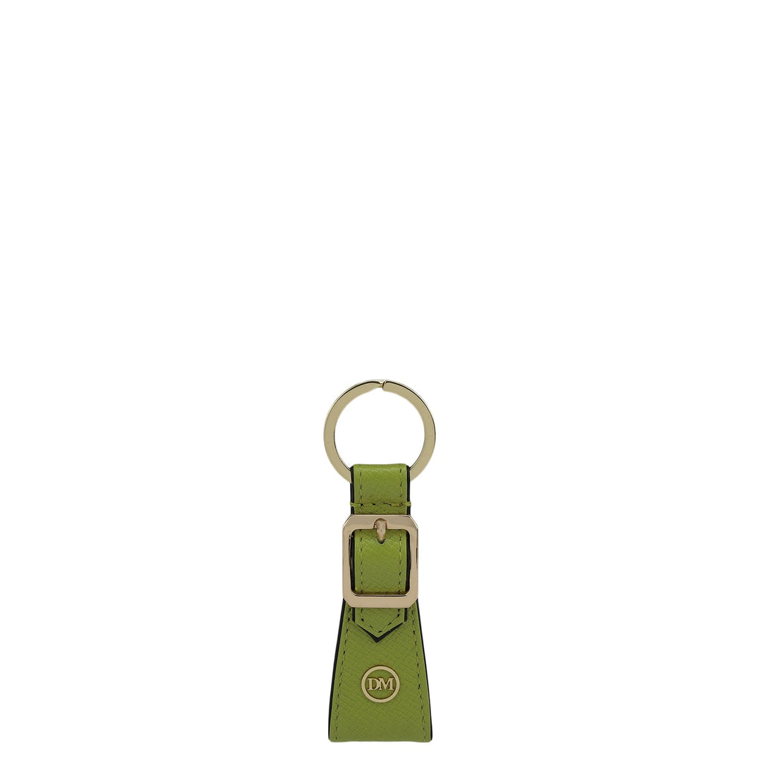 Franzy Leather Key Chain - Lime