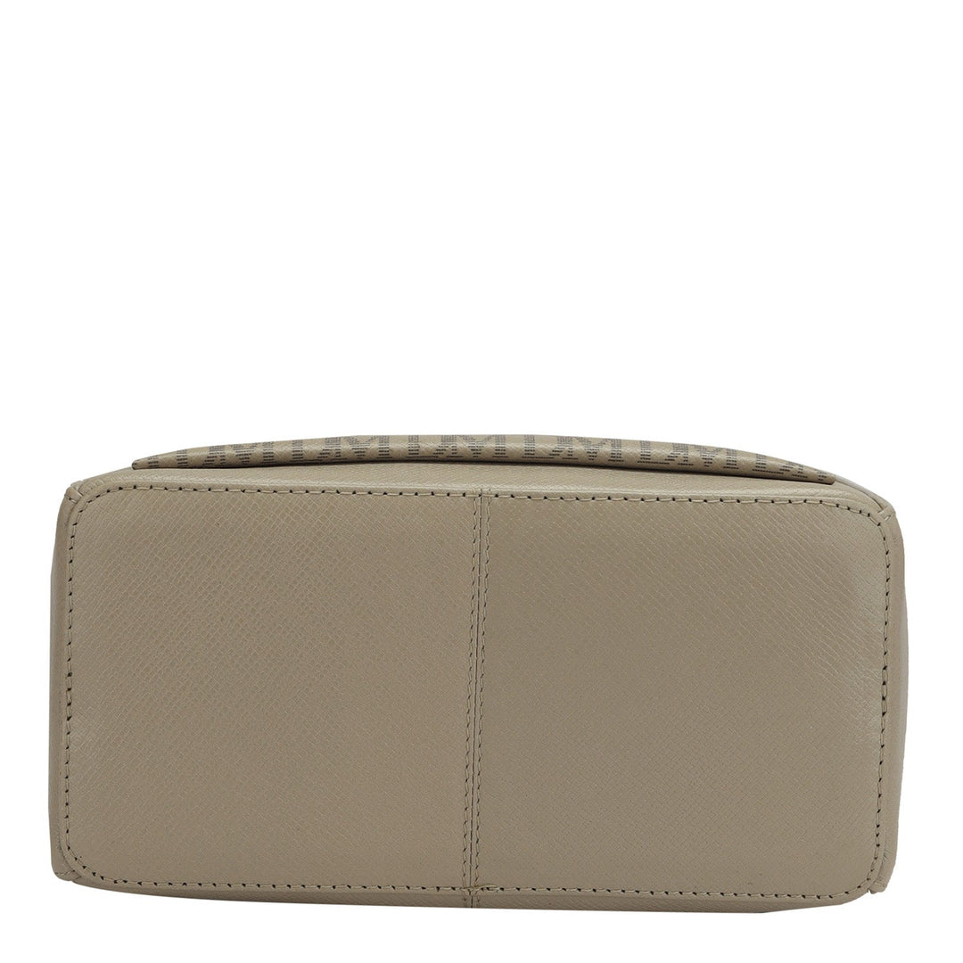 Monogram Franzy Leather Backpack - Chalk