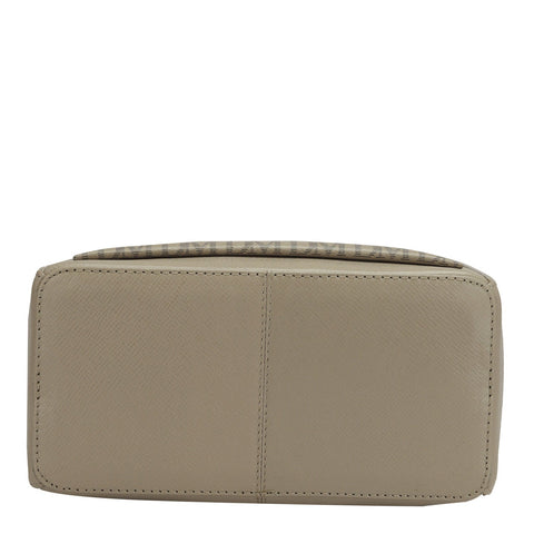 Monogram Franzy Leather Backpack - Chalk