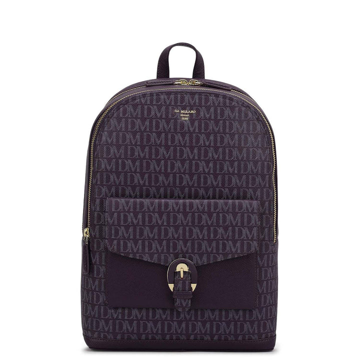 Monogram Franzy Leather Backpack - Grapevine