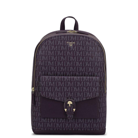Monogram Franzy Leather Backpack - Grapevine