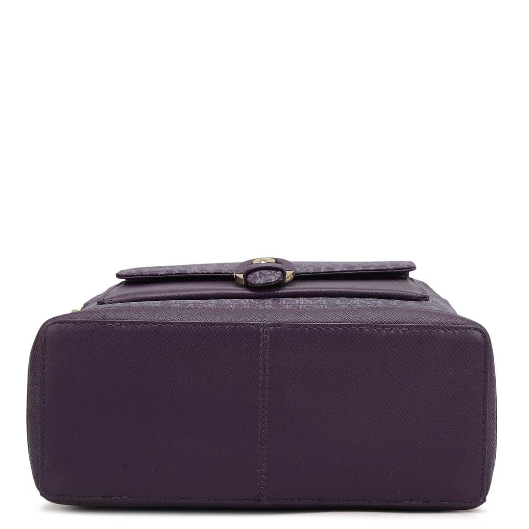 Monogram Franzy Leather Backpack - Grapevine