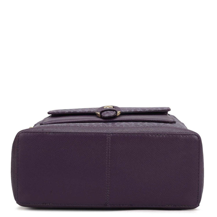 Monogram Franzy Leather Backpack - Grapevine