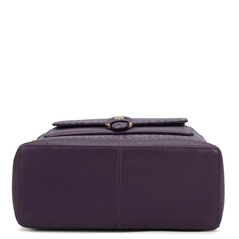 Monogram Franzy Leather Backpack - Grapevine