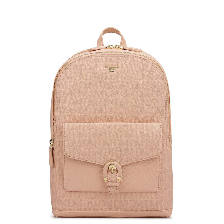 Monogram Franzy Leather Backpack - Peach