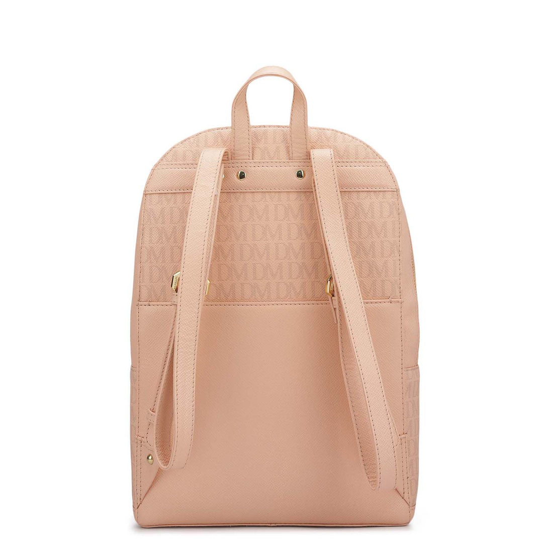 Monogram Franzy Leather Backpack - Peach