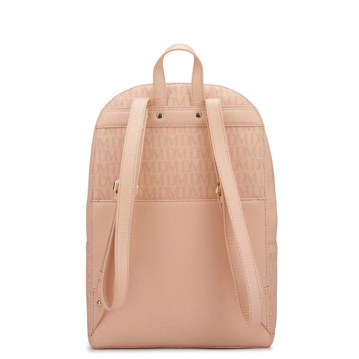 Monogram Franzy Leather Backpack - Peach