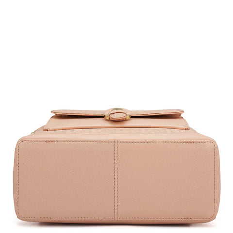 Monogram Franzy Leather Backpack - Peach