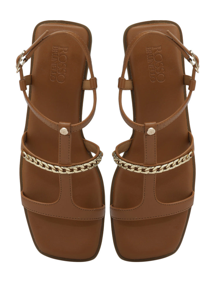 Tan T-Bar Chain Link Flats
