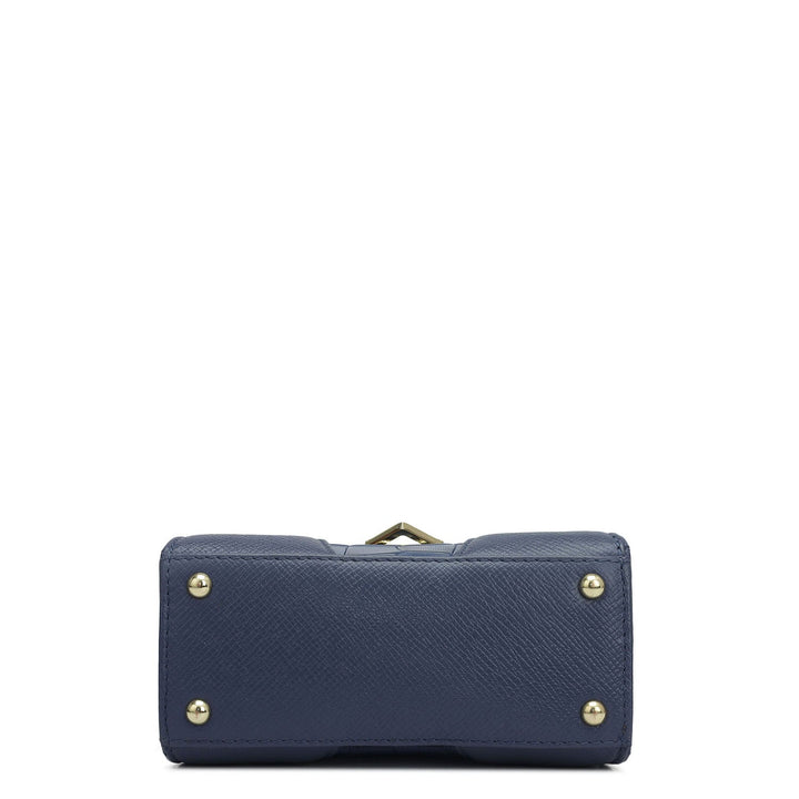 Small Croco Franzy Leather Sling - Stardust