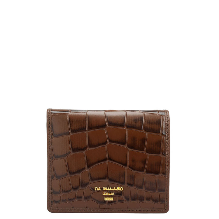 Croco Leather Ladies Wallet - Date