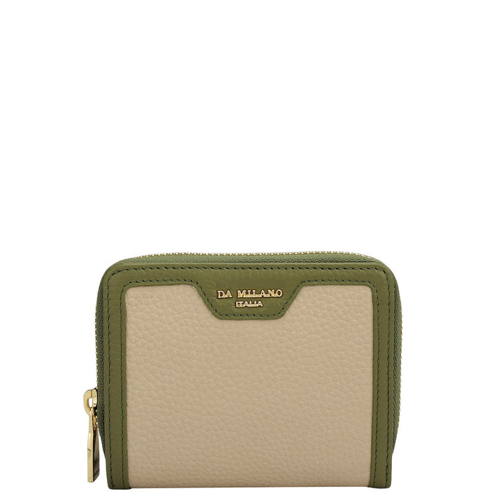 Wax Leather Ladies Wallet - Dove