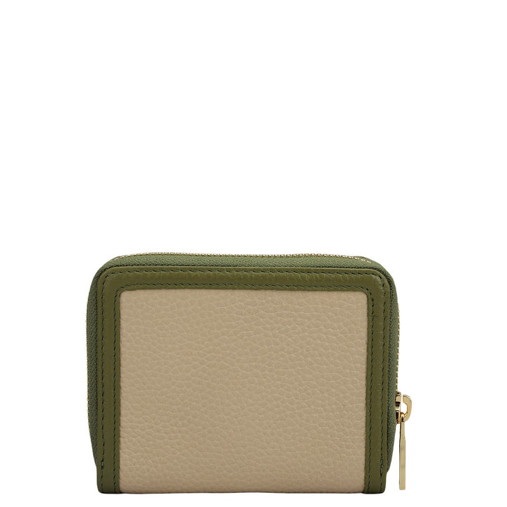 Wax Leather Ladies Wallet - Dove