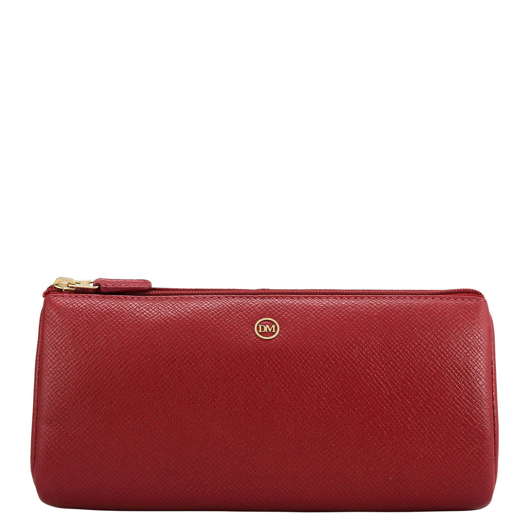 Franzy Leather Multi Pouch - Plumberry