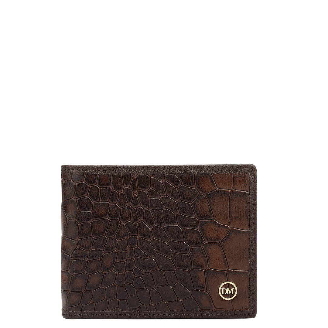 Date Bifold Leather Mens Wallet