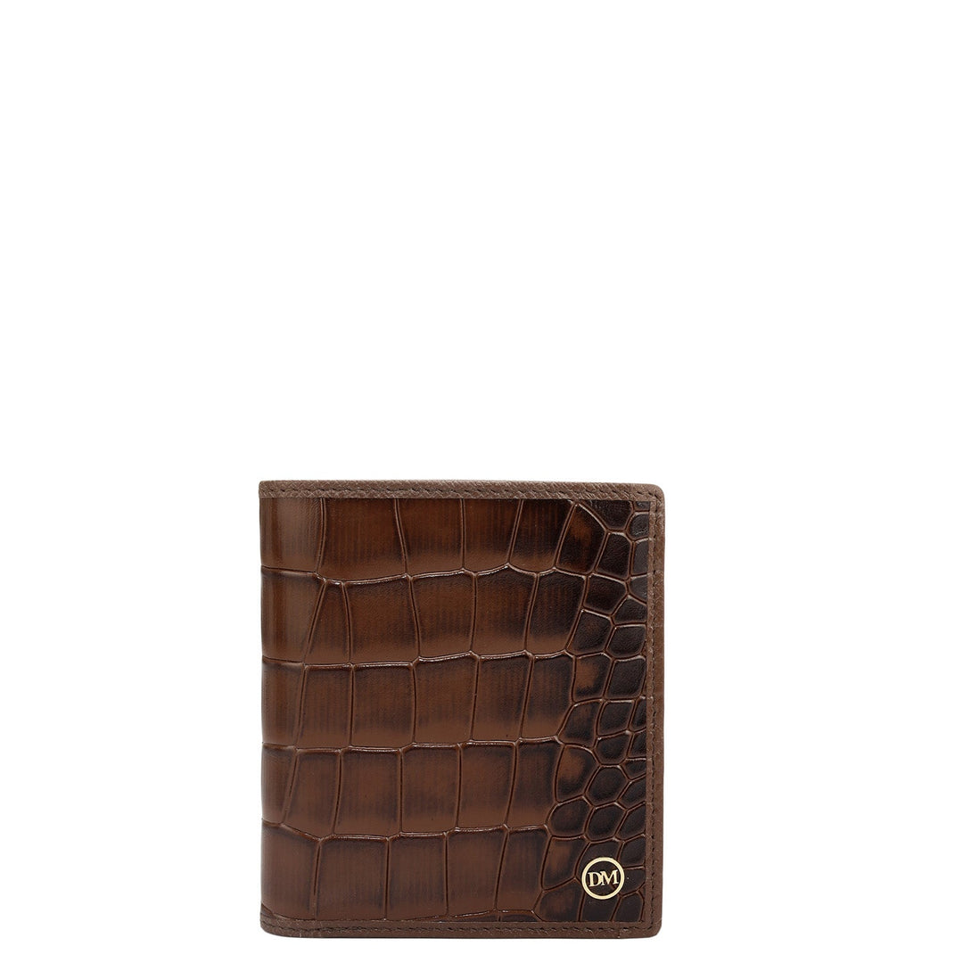 Date Bifold Leather Mens Wallet