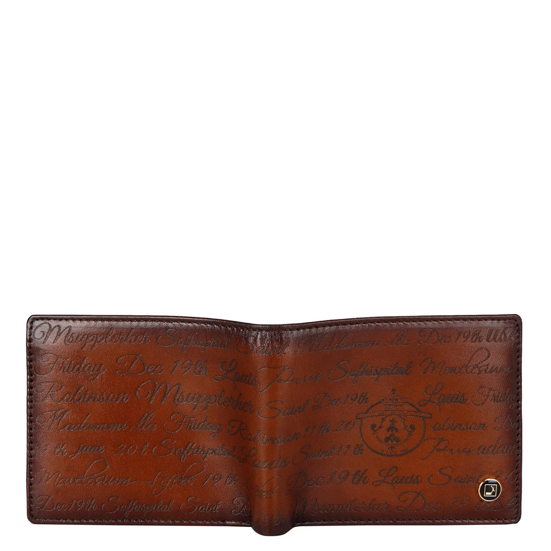 Signato Leather Mens Wallet - Cognac