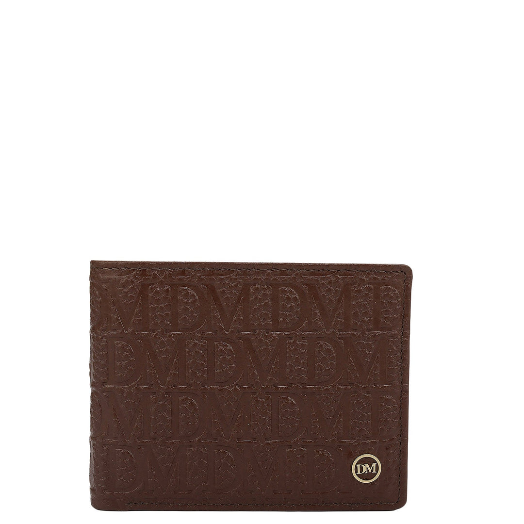 Espresso Bifold Leather Mens Wallet