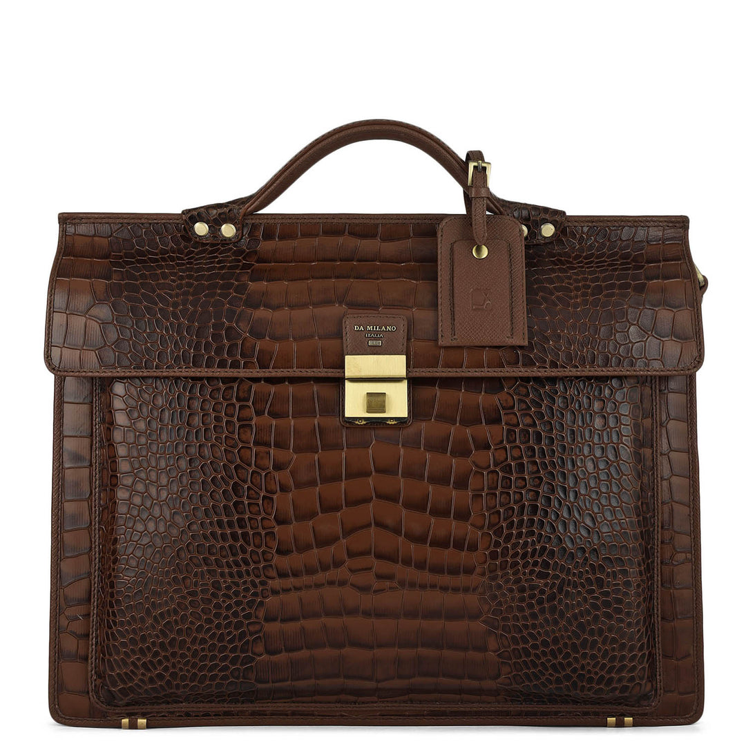 Croco Leather Portfolio - Date