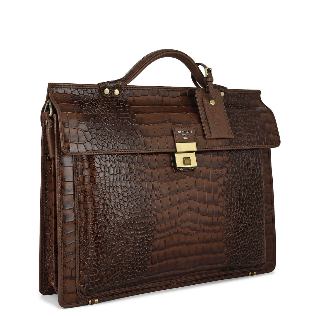 Croco Leather Portfolio - Date