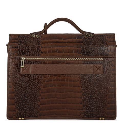 Croco Leather Portfolio - Date