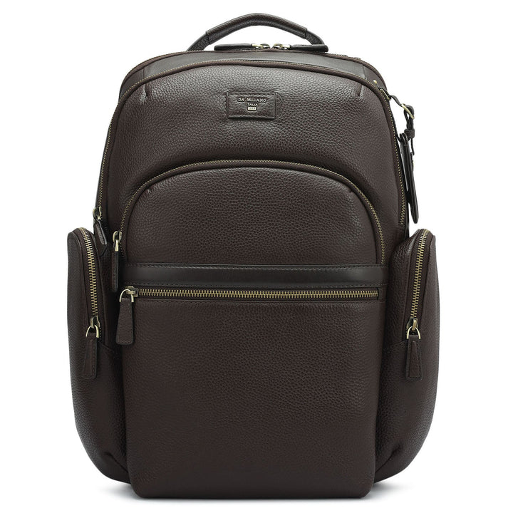 Wax Leather Backpack - Chocolate