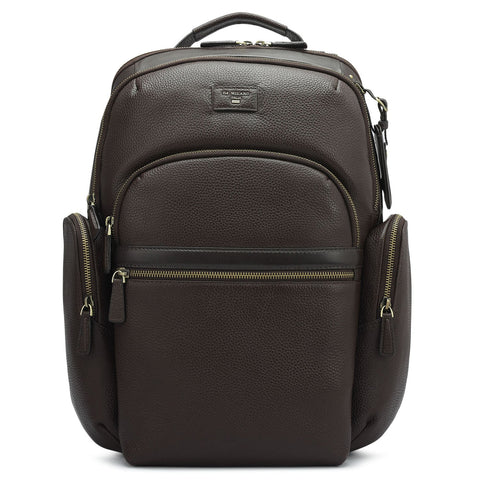 Wax Leather Backpack - Chocolate