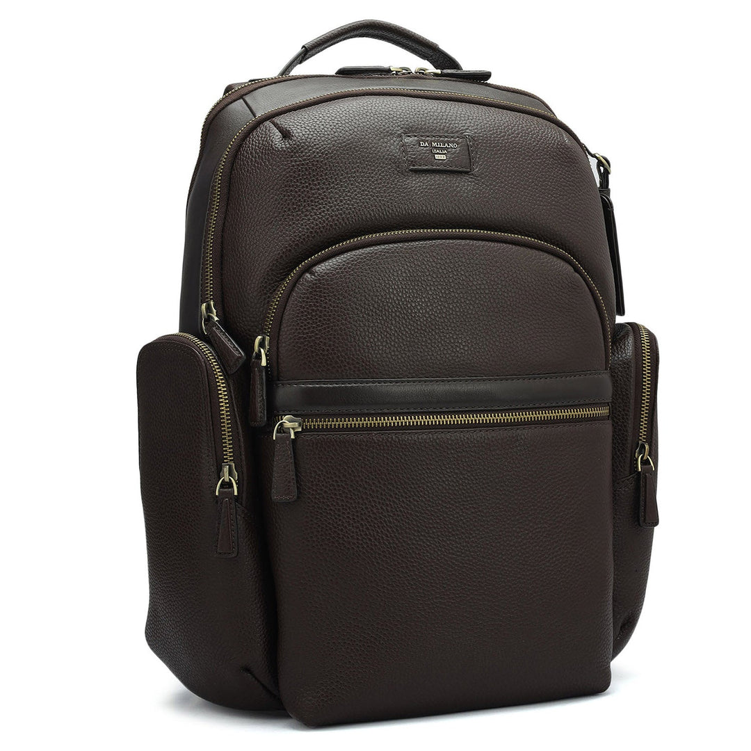 Wax Leather Backpack - Chocolate
