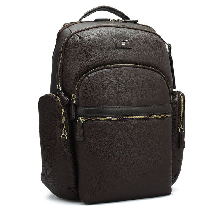 Wax Leather Backpack - Chocolate