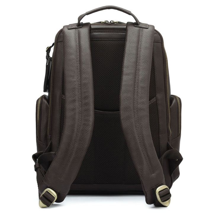 Wax Leather Backpack - Chocolate