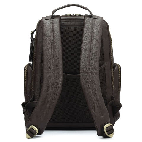 Wax Leather Backpack - Chocolate