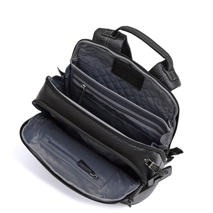 Bub Leather Backpack - Black