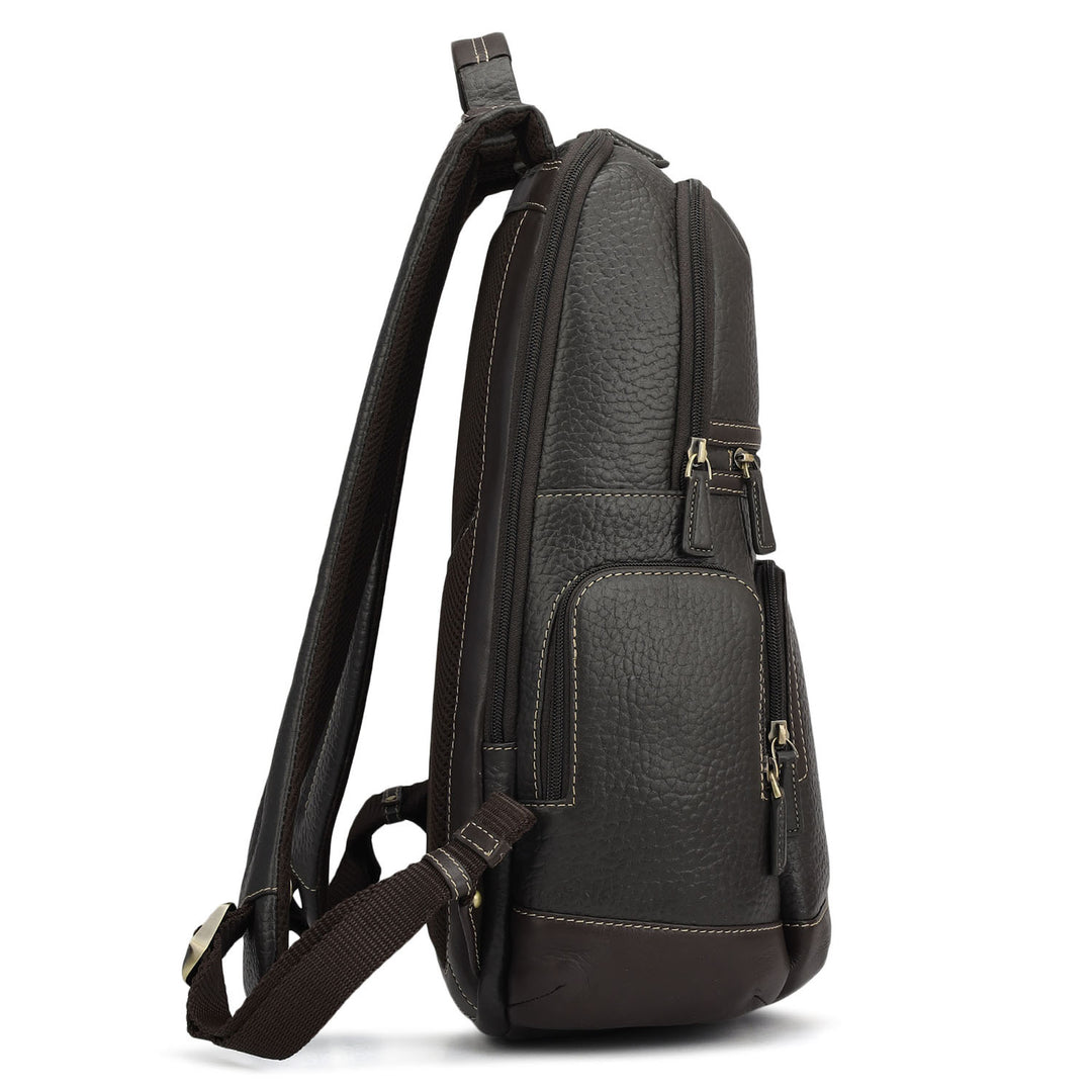 Bub Leather Backpack - Brown