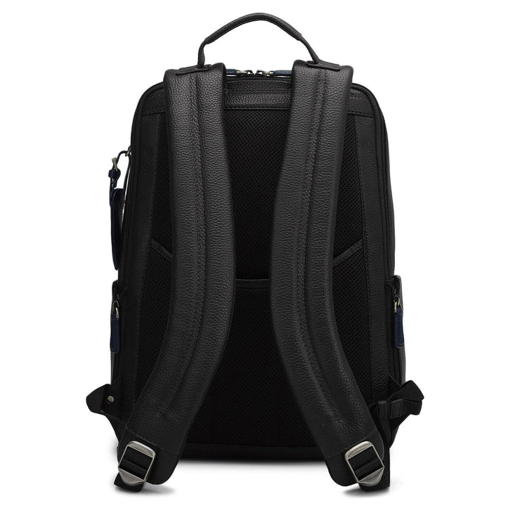 Wax Leather Backpack - Black