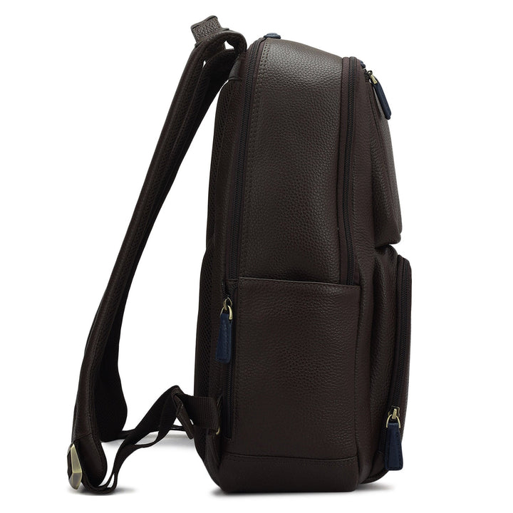 Wax Leather Backpack - Chocolate