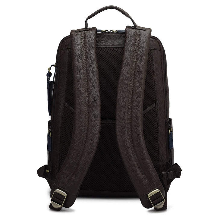 Wax Leather Backpack - Chocolate