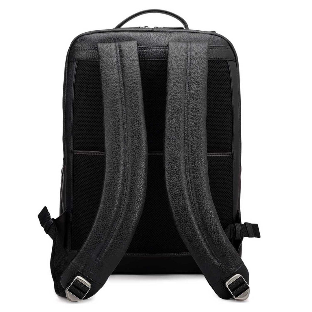 Wax Leather Backpack - Black