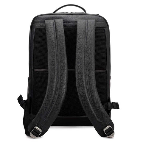 Wax Leather Backpack - Black