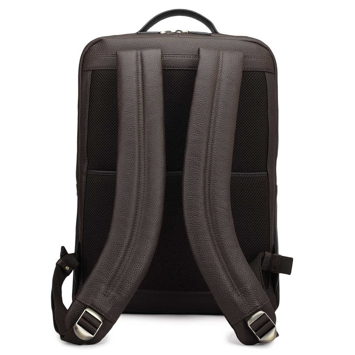 Wax Leather Backpack - Chocolate