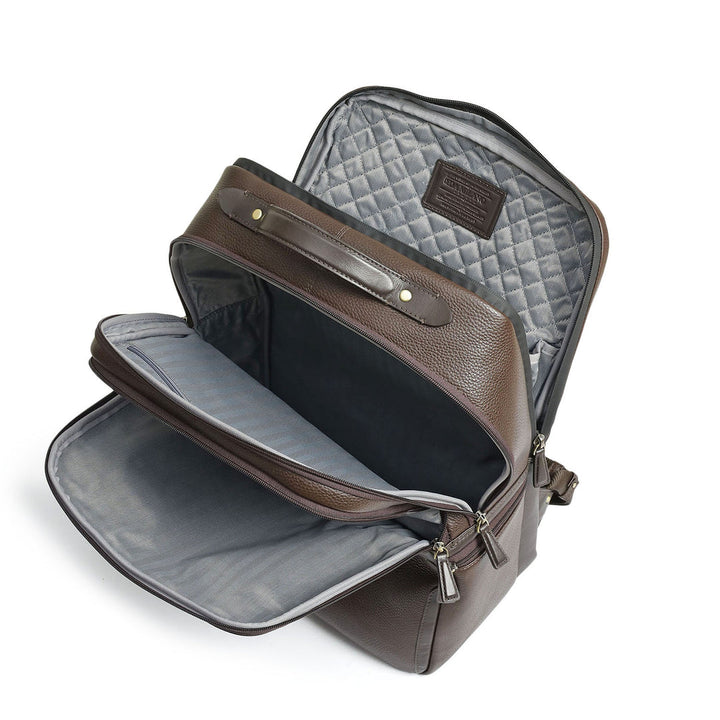 Wax Leather Backpack - Chocolate