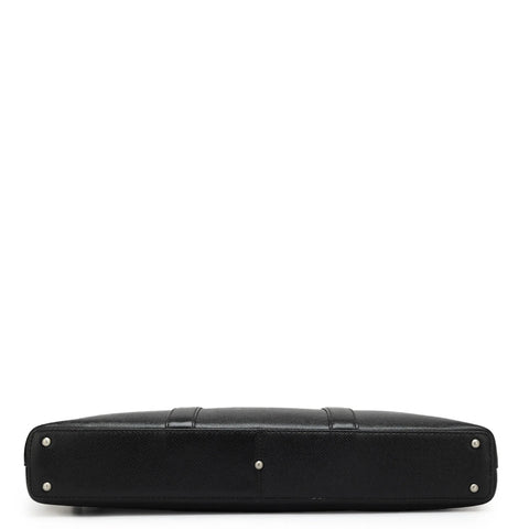 Black Franzy Leather Computer Sleeve - Upto 16"