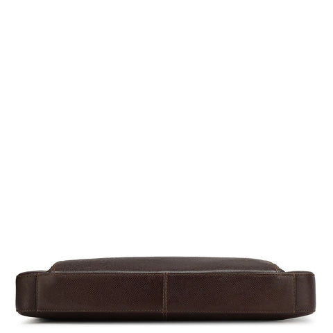 Chocolate Franzy Leather Computer Sleeve - Upto 16"